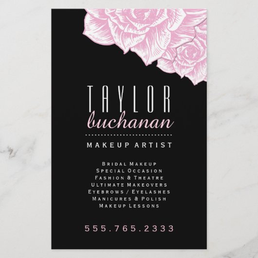 Makeup Artist Marketing Flyer (Voorkant)