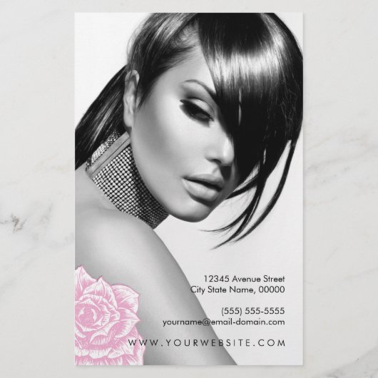 Makeup Artist Marketing Flyer (Achterkant)