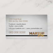 Makeup Artist Marquee Visitekaartje (Achterkant)