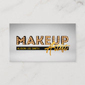 Makeup Artist Marquee Visitekaartje (Voorkant)