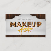 Makeup Artist Marquee Visitekaartje (Voorkant)