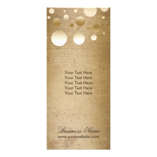 Makeup Artist Modern Gold Confetti Stip Grunge Reclamekaart