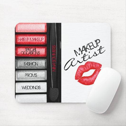 Makeup Artist Mousepad Muismat (Met muis)