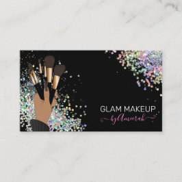 Makeup Artist, MUA, Beauty Salon Holographic Visitekaartje