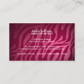 Makeup Artist MUA Visitekaartje (Achterkant)