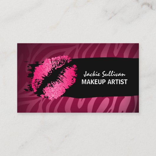 Makeup Artist MUA Visitekaartje (Voorkant)