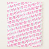 Makeup Artist Neon Lip Pattern Day Planner (Achterkant)