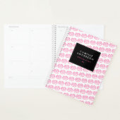 Makeup Artist Neon Lip Pattern Day Planner (Display)