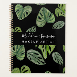 Makeup Artist Oerwoud Greenery Waterverf Monstera Planner