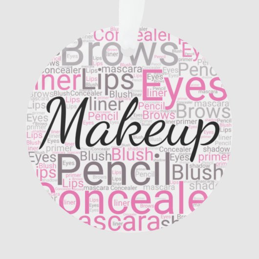 Makeup Artist Ornament (voorkant)
