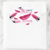 Makeup Artist Oval Sticker (Tas)