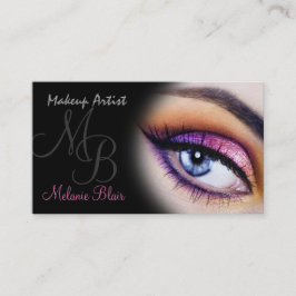 Makeup Artist Paars Blue Eye Visitekaartje
