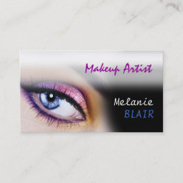 Makeup Artist Paars Eye Visitekaartje