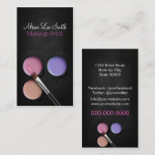 Makeup Artist / Palette Visitekaartje (Voorkant / Achterkant)