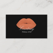 Makeup Artist/Perziklips - Dikte Visitekaartjes (Voorkant)