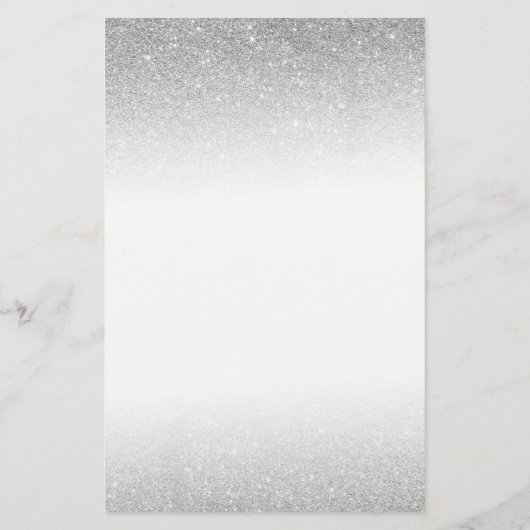 Makeup Artist Pink Lips Silver Glitter Salon Flyer (Achterkant)