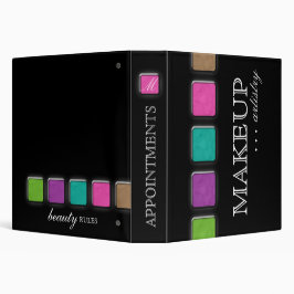 Makeup Artist Portfolio Benoeming Book Palettes 1 1/2" Multomap