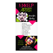 Makeup Artist Portfolio Reclamekaart (Voorkant)