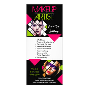 Makeup Artist Portfolio Reclamekaart