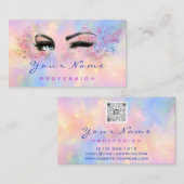 Makeup Artist Professional Eyelash Holograaf Visitekaartje (Voorkant / Achterkant)