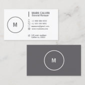 Makeup Artist Professional White Grey Visitekaartje (Voorkant / Achterkant)