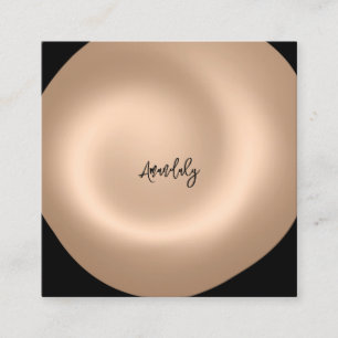 Makeup Artist QR Code Logo Blush Black White Vierkante Visitekaartje