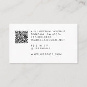 Makeup Artist QR Code Sociale Media Visitekaartje (Achterkant)