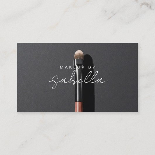 Makeup Artist QR Code Sociale Media Visitekaartje (Voorkant)