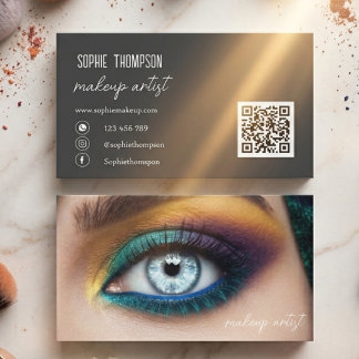 Makeup artist qrcode visitekaartje