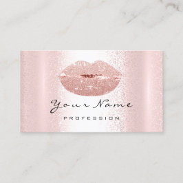 Makeup Artist Red Kiss LIPS Roze Rose Blush Visitekaartje