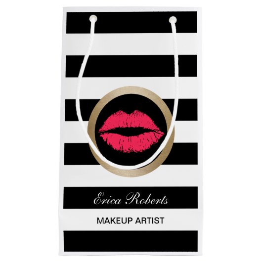Makeup Artist Red Lips Cosmetics Distributor Klein Cadeauzakje (Voorkant)