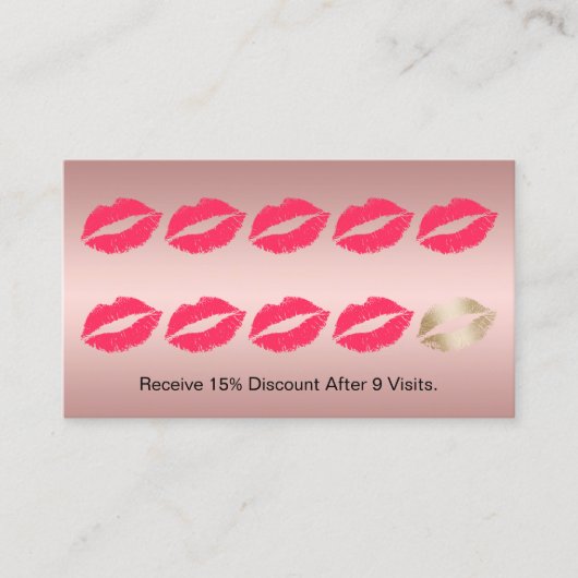 Makeup Artist Red Lips Roos Gold Loyalty Punch (Voorkant)