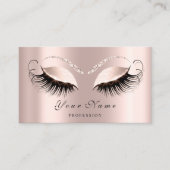Makeup Artist Roos Eyelashes Appointment Card Afsprakenkaartje (Voorkant)