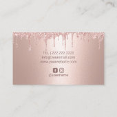 Makeup Artist Roos Gold Drift Chic Lips Salon Visitekaartje (Achterkant)