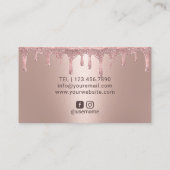 Makeup Artist Roos Gold Drift Glam Lips Salon Visitekaartje (Achterkant)