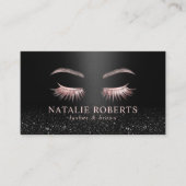 Makeup Artist Roos Gold en Black Eyelash Salon Visitekaartje (Voorkant)