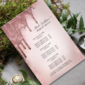 Makeup Artist Roos Gold Glitter Glam Service List Flyer