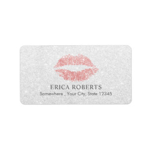 Makeup Artist Roos Gold Glitter Lips Beauty Salon Etiket
