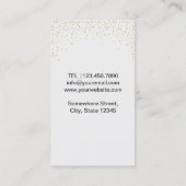 Makeup Artist Roos Gold Lips Salon Social Media Visitekaartje (Achterkant)