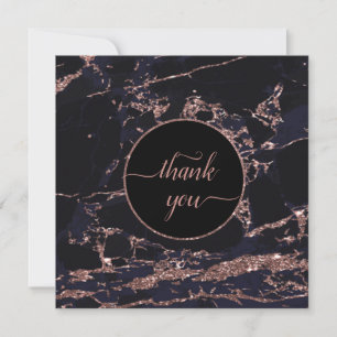 Makeup Artist Roos Gold Marble Invitation Kaart