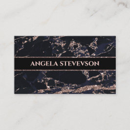 Makeup Artist Roos Gold Marble Visitekaartje