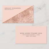 Makeup Artist Roos Gold Shimmer Elegant Visitekaartje (Voorkant / Achterkant)