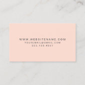 Makeup Artist Roos Gold Shimmer Elegant Visitekaartje (Achterkant)