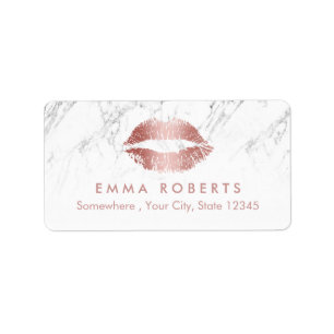 Makeup Artist Roos Roos Gold Lips Salon Marmer Etiket