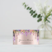 Makeup Artist Roos Unicorn Wax Appointcard Afsprakenkaartje (Staand voorkant)