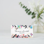 Makeup Artist Salon Beauty Visitekaartje (Staand voorkant)