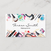 Makeup Artist Salon Beauty Visitekaartje (Voorkant)