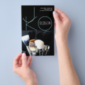 Makeup Artist Salon Spa Nails Hair Flyer Menu (Hand)