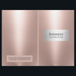 Makeup Artist Salon Spa Roos Gold BiFold Flyer<br><div class="desc">Makeup Artist Salon Spa Roos Gold Bi-Fold Brochures.</div>