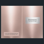 Makeup Artist Salon Spa Roos Gold BiFold Flyer<br><div class="desc">Makeup Artist Salon Spa Roos Gold Bi-Fold Brochures.</div>
